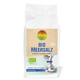 Bio MEERSALZ premium Kroatien, feinkörnig, unjodiert, unraffiniert, restfeucht