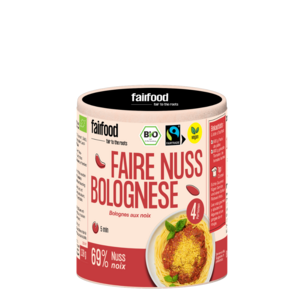 120g, Papierdose, Faire Nuss Bolo, BIO & FLO Fairtrade