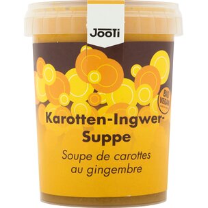 Soupe de carottes au gingembre