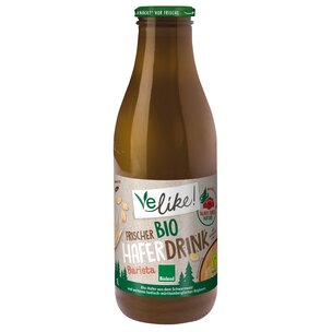 Velike! Bio Frischer Haferdrink Barista, vegan, Flasche