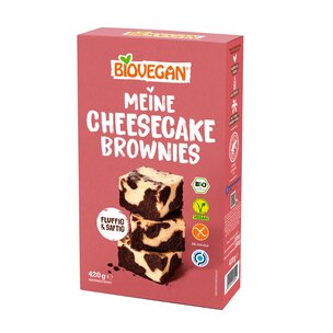 Meine Cheesecake Brownies, 420 g, BIO