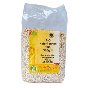 Bio Haferflocken fein 500g