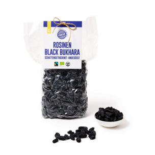 Black Bukhara Rosinen getrocknet, Bio & Fairtrade, 1kg