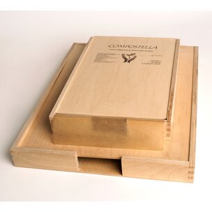 Compostella Naturwachs-Papier in der Holzbox