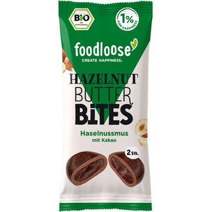 Bio-Hazelnut Butter Bites mit Kakao von foodloose