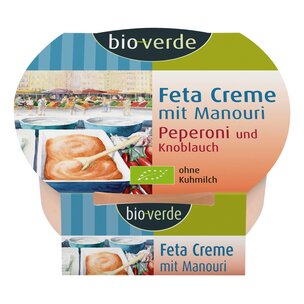 Feta-Creme mit Knoblauch & Peperoni