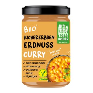 veganes Bio Kichererbsen-Erdnuss Curry