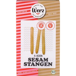 4-Korn Sesam Stangen, glutenfrei