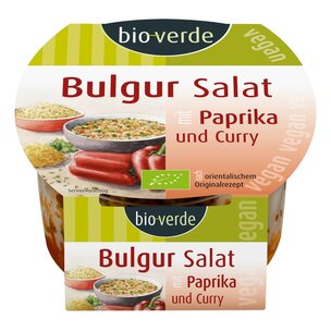 Bulgur-Salat mit Paprika & Curry
