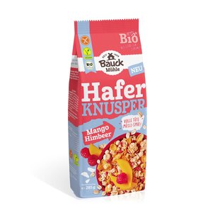 Hafer Knusper Müsli Mango Himbeere Bio gf