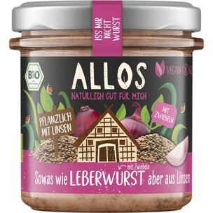 Iss mir nicht Wurst Leberwurst mit Zwiebeln