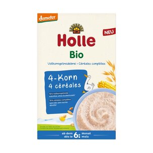 Bio-Vollkorngetreidebrei 4-Korn